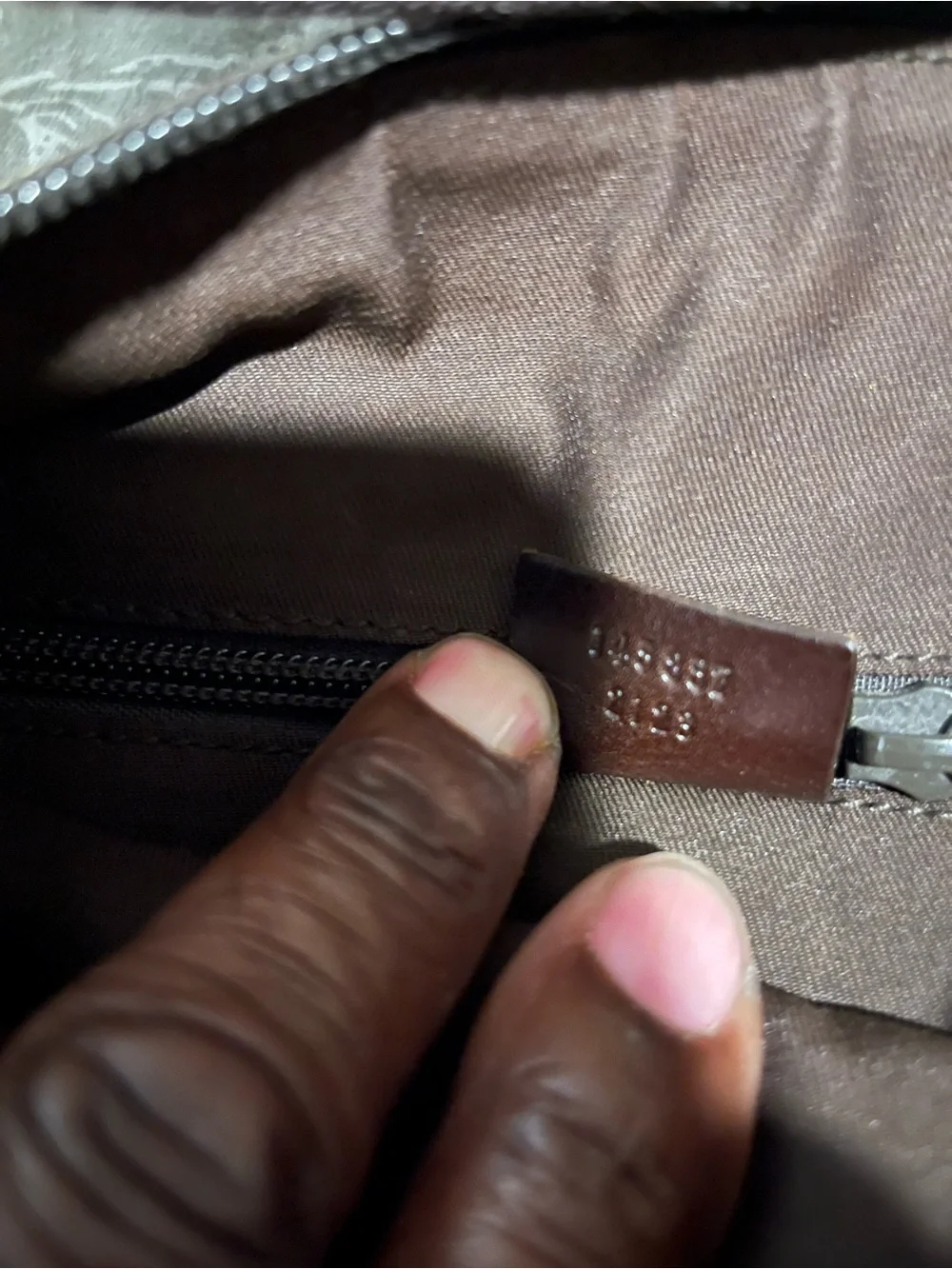Gucci Beige and Brown GG Canvas Crossbody Bag